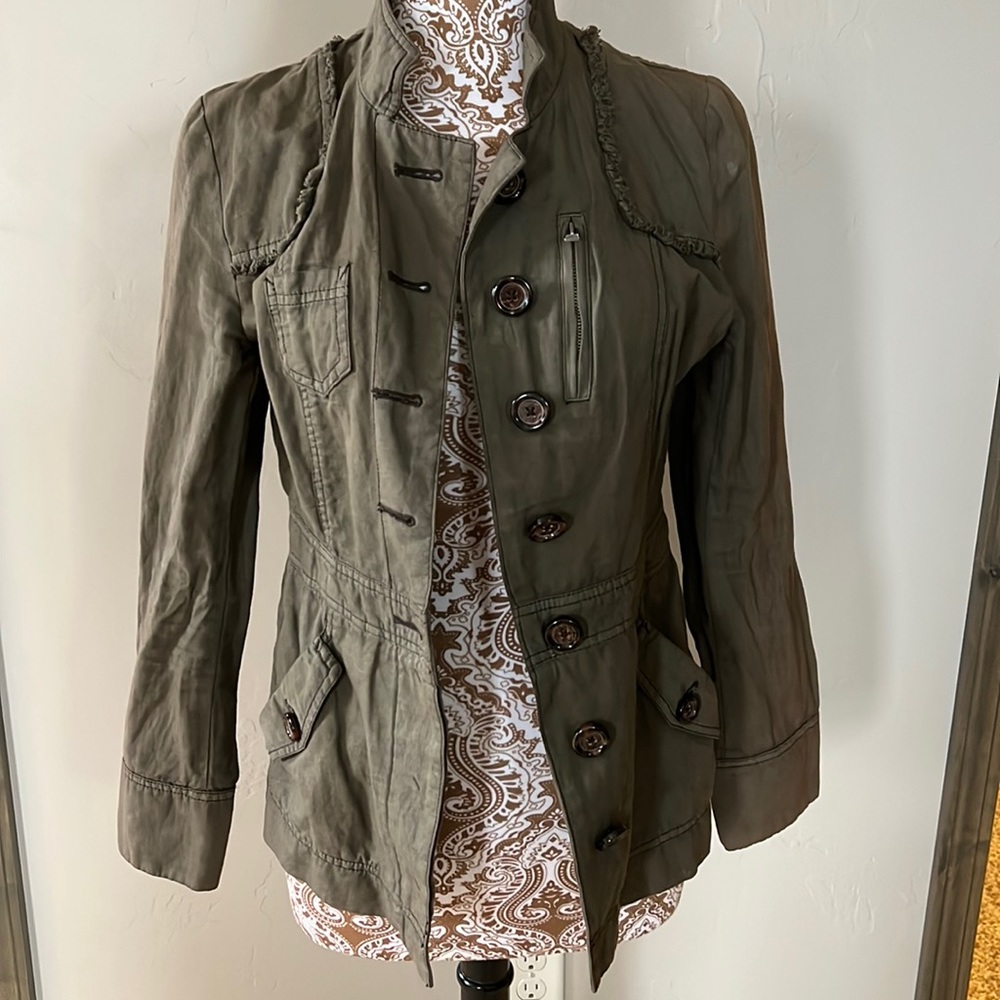 Anthropologie Hei Hei Green Jacket